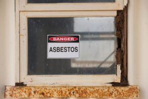 Asbestos Danger Sign